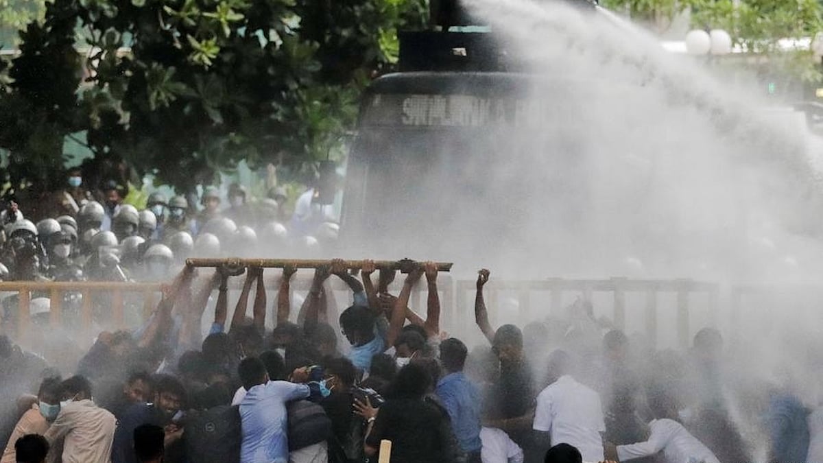 Representative Photo (protests in Sri Lanka)