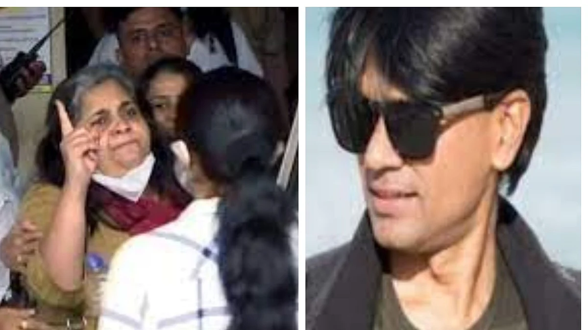 (Left) Teesta Setalvad & (right) Mohammed Zubair