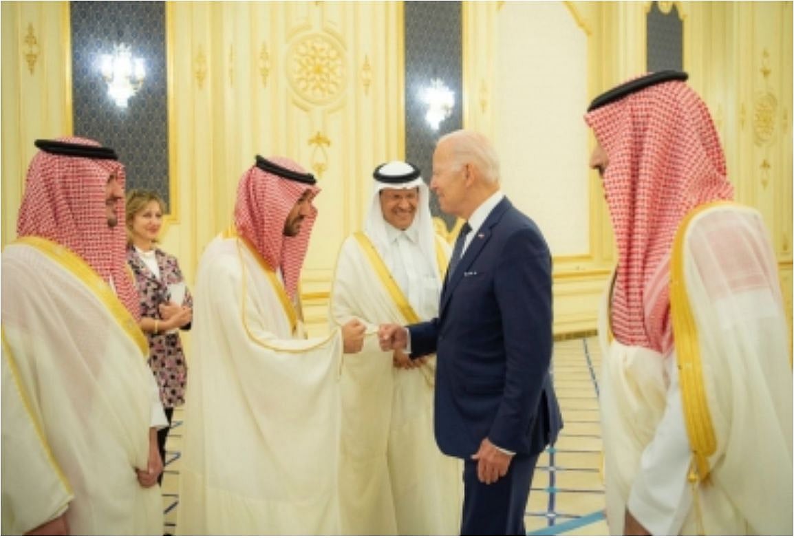 Saudi leaders meet with Biden over bilateral ties