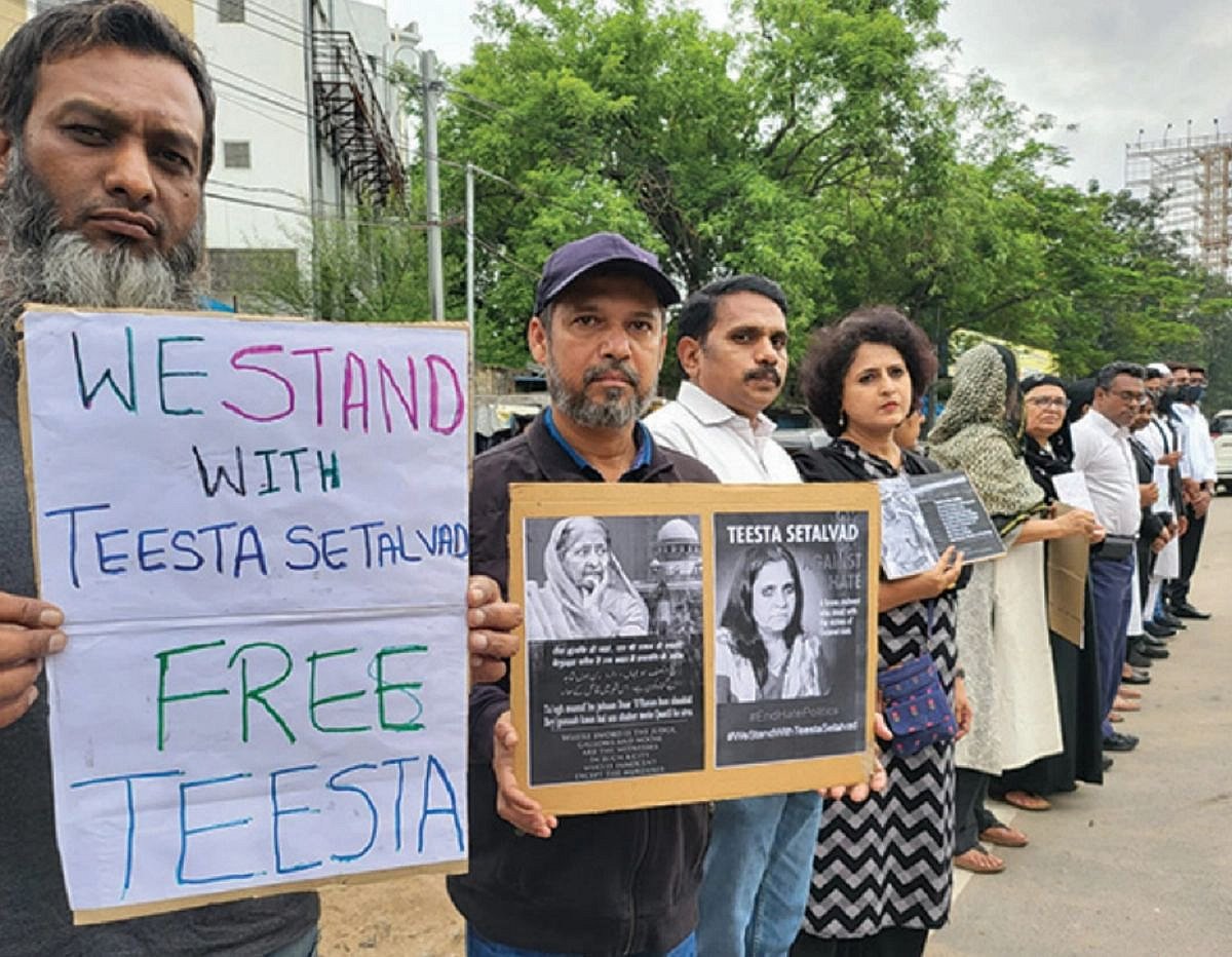 The sustained witch hunt of Teesta Setalvad began in 2003 and is still continuing