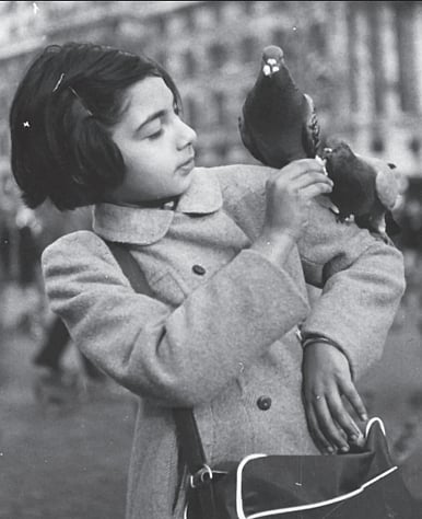 Trafalgar Square, London, c.1959 by Debalina Mazumder