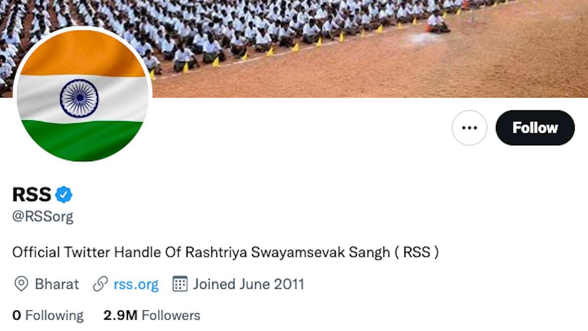 RSS changes profile pictures of its social media accounts to national flag