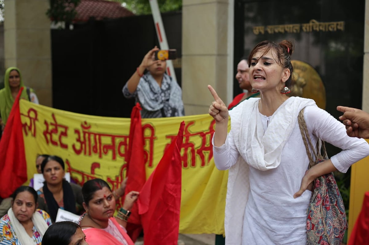 Protesting Anganwadi workers and helpers detained by Delhi Police; no end in sight to woes