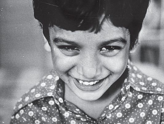 Portrait of grandson Rajsaday Dutta, by Debalina Mazumder
