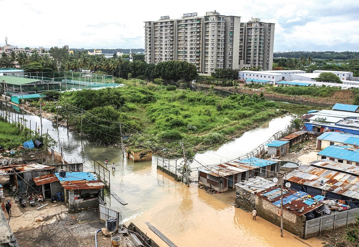 Several areas of Bengaluru were flooded after torrential rains pounded the city in September 2022 (Photo: Getty Images)