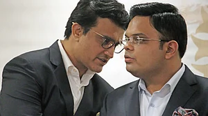 BCCI president Sourav Ganguly and secretary Jay Shah