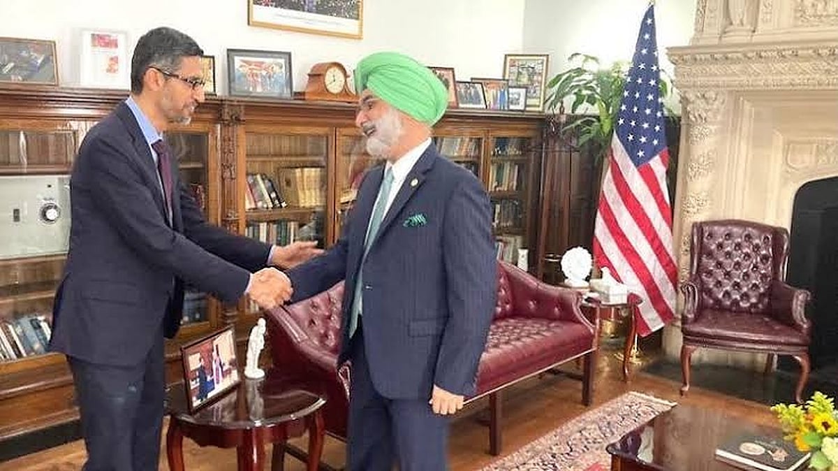 In a first, Google CEO visits Indian Embassy