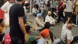 Crowd at Delhi international airport as Lufthansa cancels flights