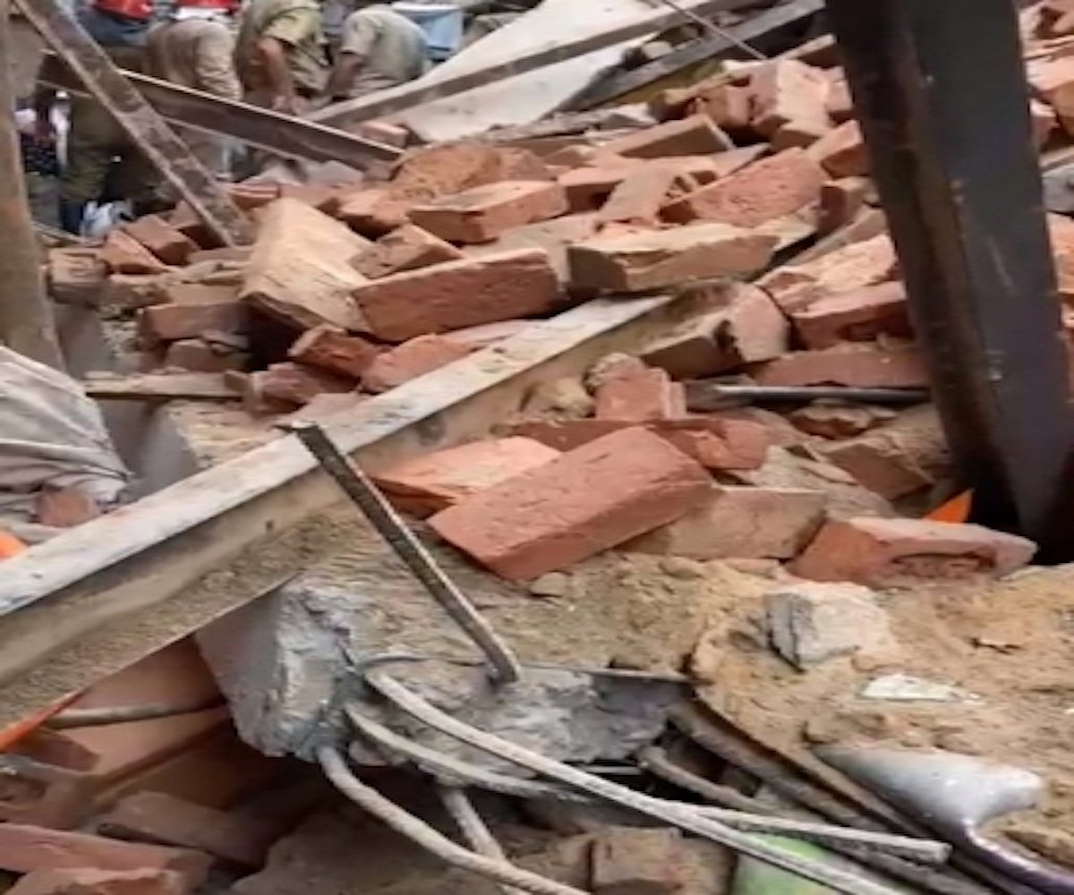 Four dead as under-construction wall collapses in Noida