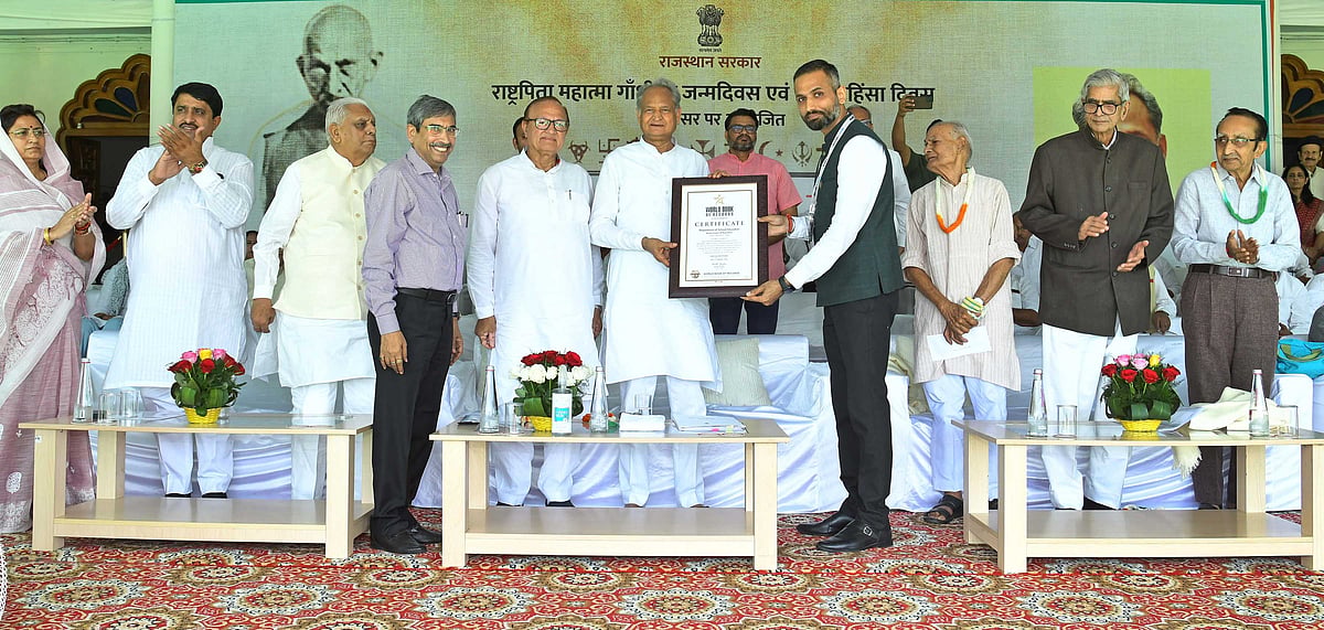 Rajasthan becomes the first state to have a full-fledged department of peace and non-violence