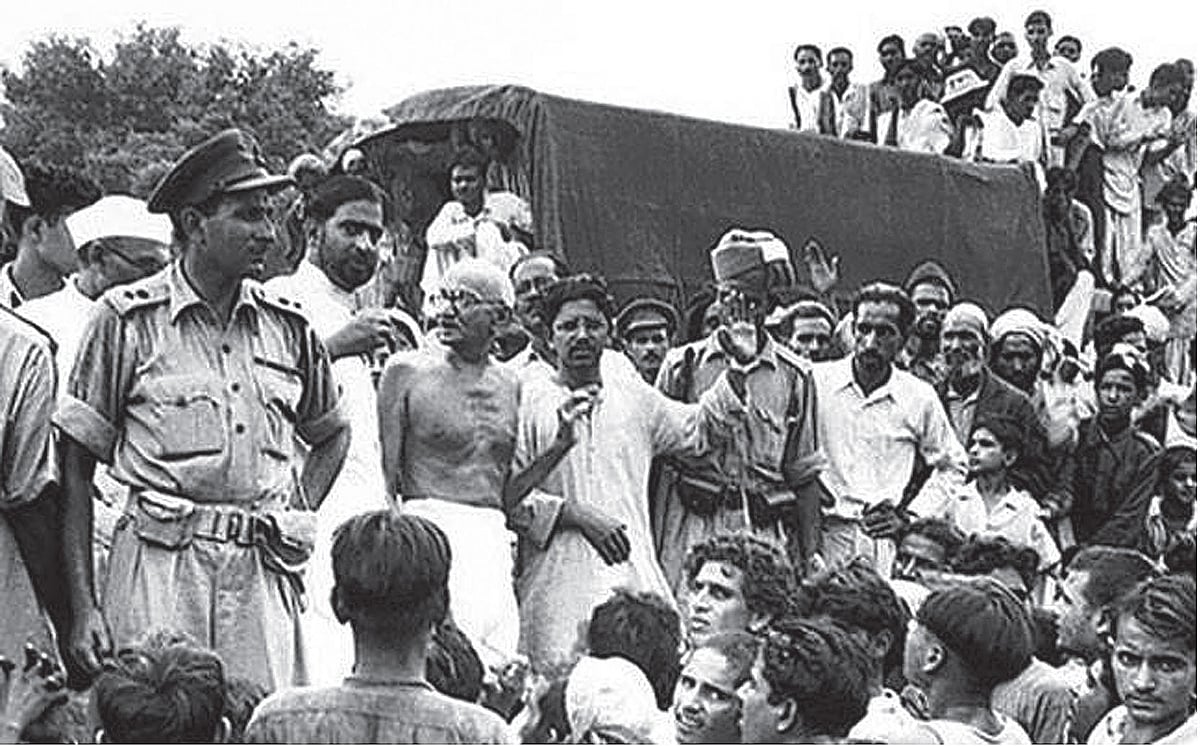 The fibre of Gandhi's resistance