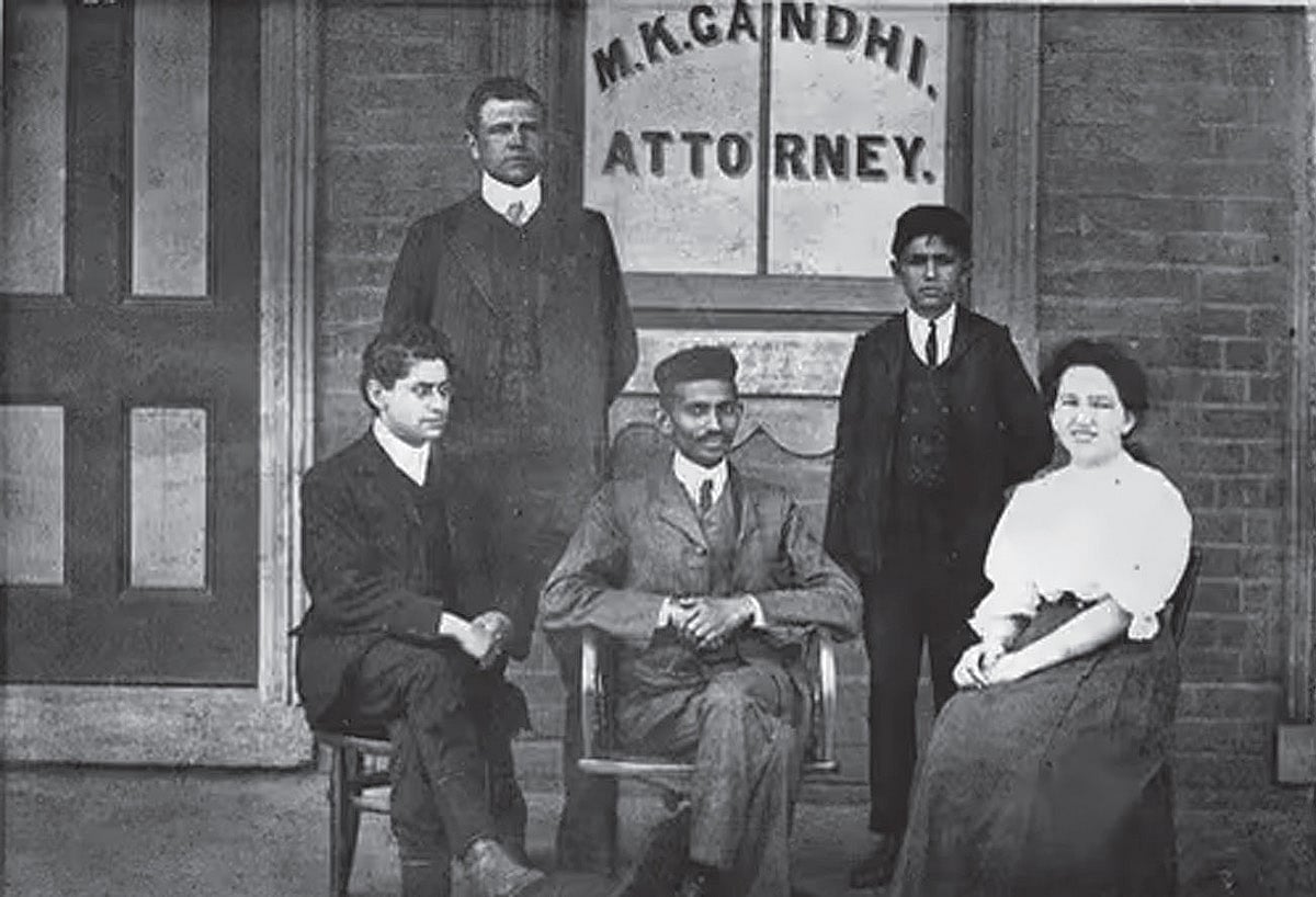 The fibre of Gandhi's resistance