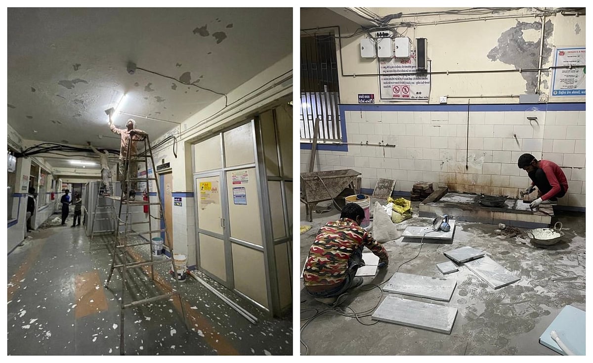 Morbi civil hospital being renovated before the PM's visit