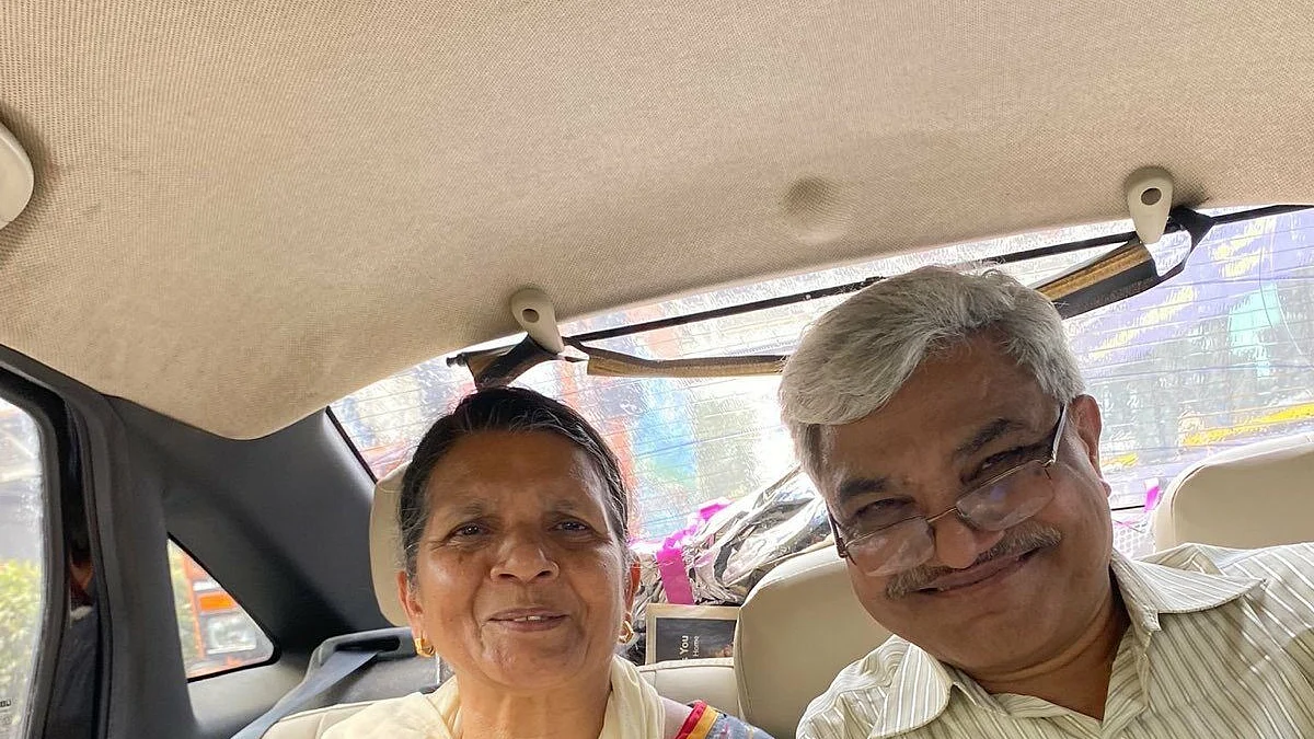 Anand Teltumbde after his release from Taloja Central Prison