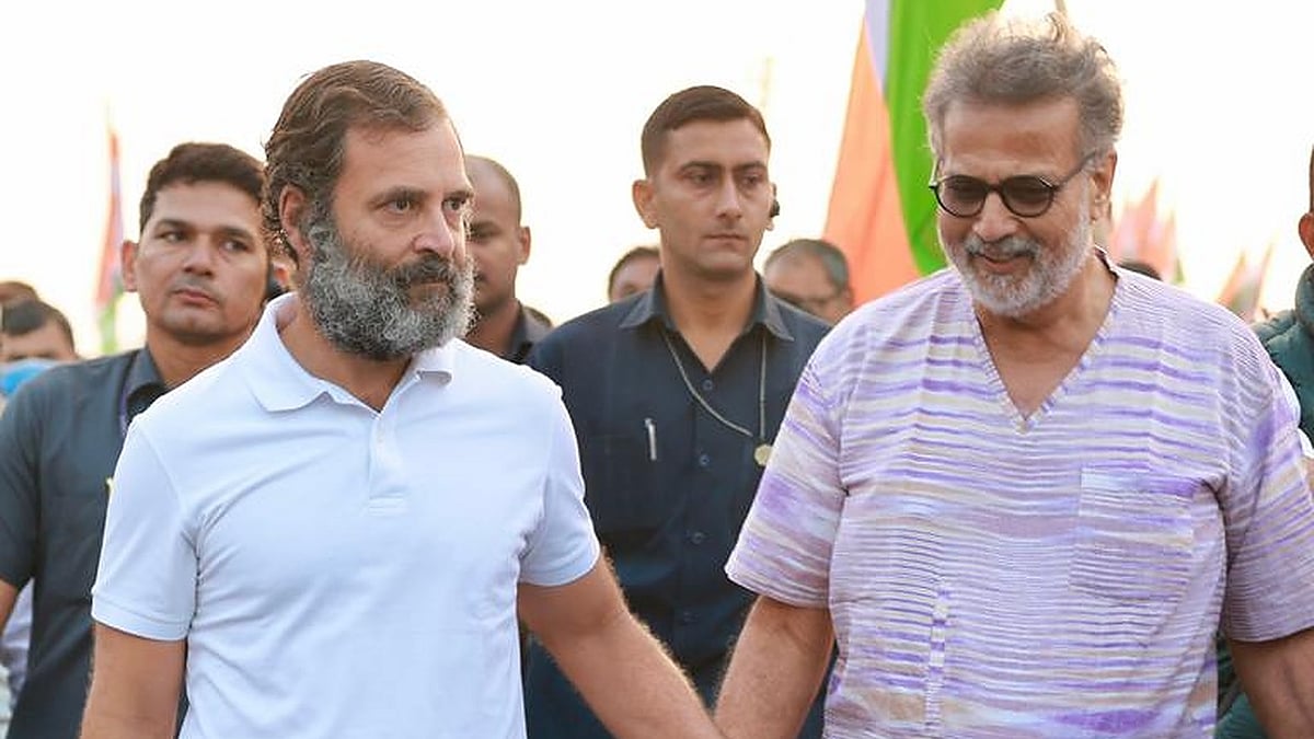 Maharashtra: Mahatma Gandhi's great grandson joins Rahul in Bharat Jodo Yatra; Congress calls it 'historic'