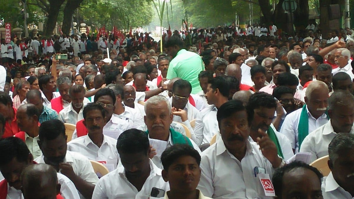 Ahead of the winter session of parliament, farmers take out march to Raj Bhawan across the country