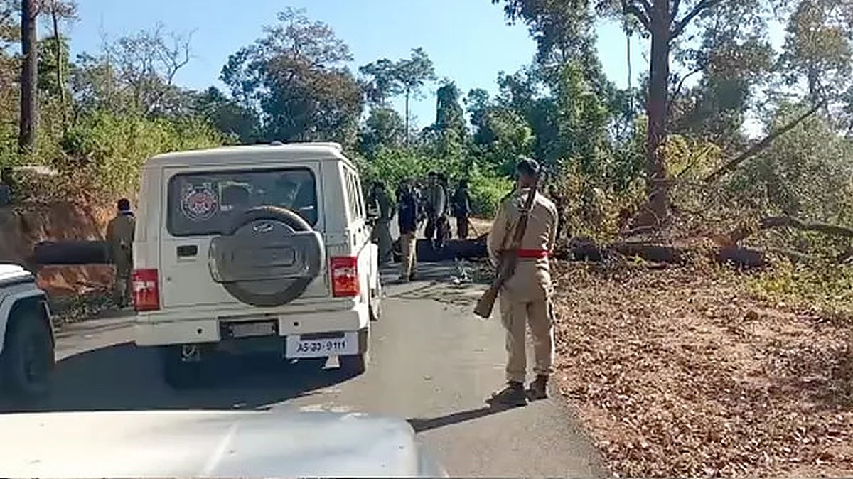 Heavy security deployment, prohibitory orders continue at clash site along Assam-Meghalaya border