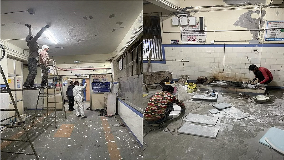 Morbi hospital gets makeover ahead of PM's visit; Congress says BJP making an 'event' out of tragedy 