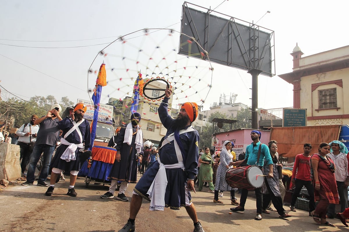 In Pictures: Glimpses of Nagar Kirtan procession on the occasion of 553rd Prakash Gurpurab