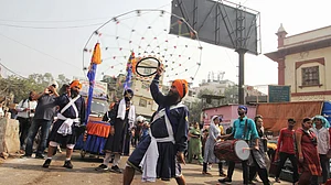 In Pictures: Glimpses of Nagar Kirtan procession on the occasion of 553rd Prakash Gurpurab