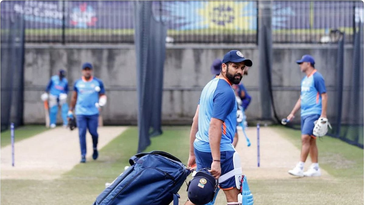 Rohit Sharma sustains forearm injury during optional net session