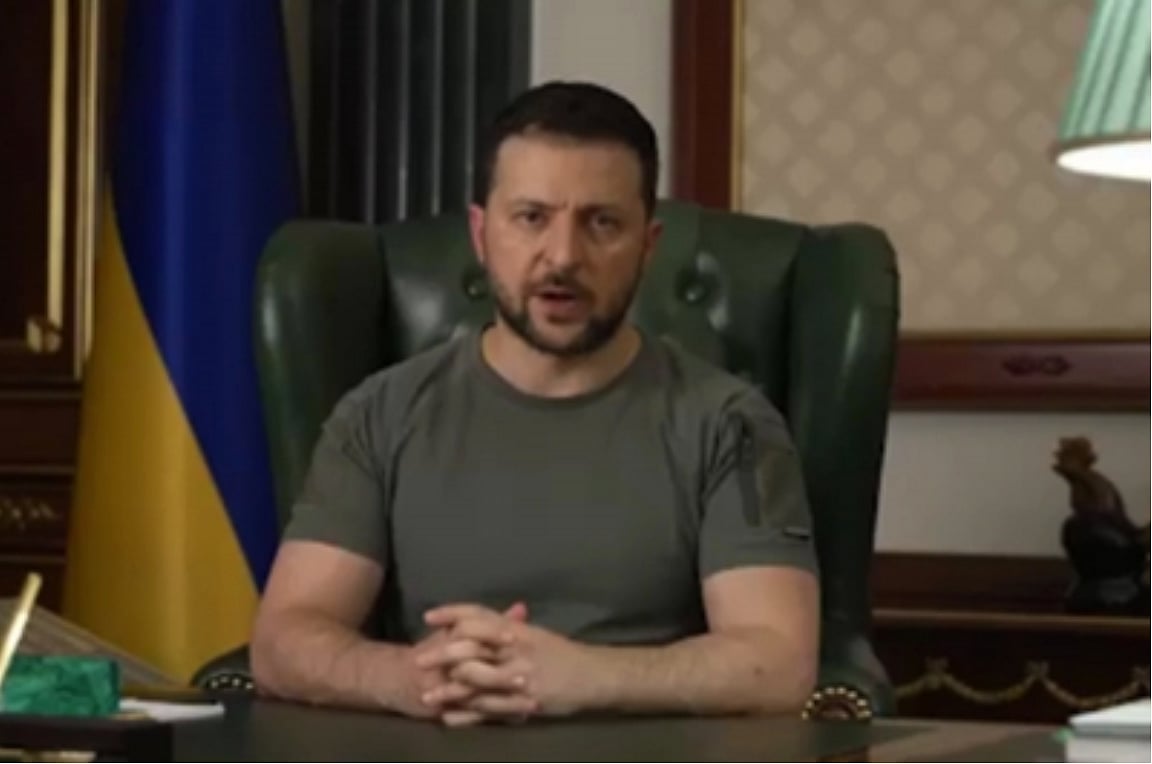 Russian forces committed war crimes in Kherson: Zelensky