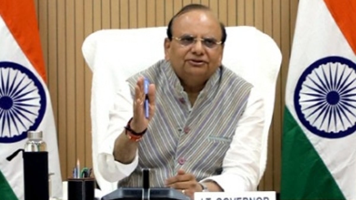 Delhi Lieutenant Governor V K Saxena (File image)