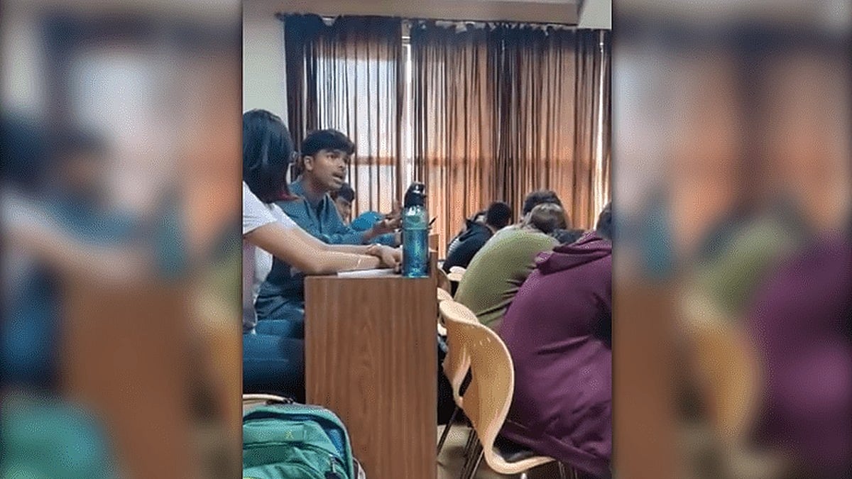A screengrab from the video
