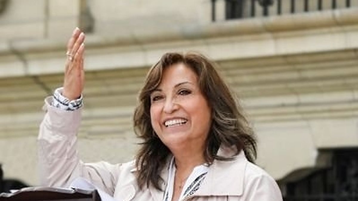 Dina Boluarte is Peru's new president. (Photo: Twitter/DinaErcilia)