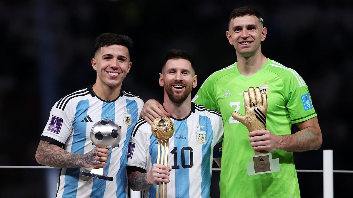 Messi wins Golden Ball, Mbappe gets Golden Boot. (Photo: FIFAWorldCup /Twitter)