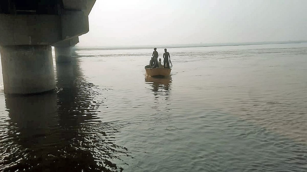 Ganga river at Bhimkund Ghat in Hastinapur of Meerut district, Uttar Pradesh. (Photo: IANS)