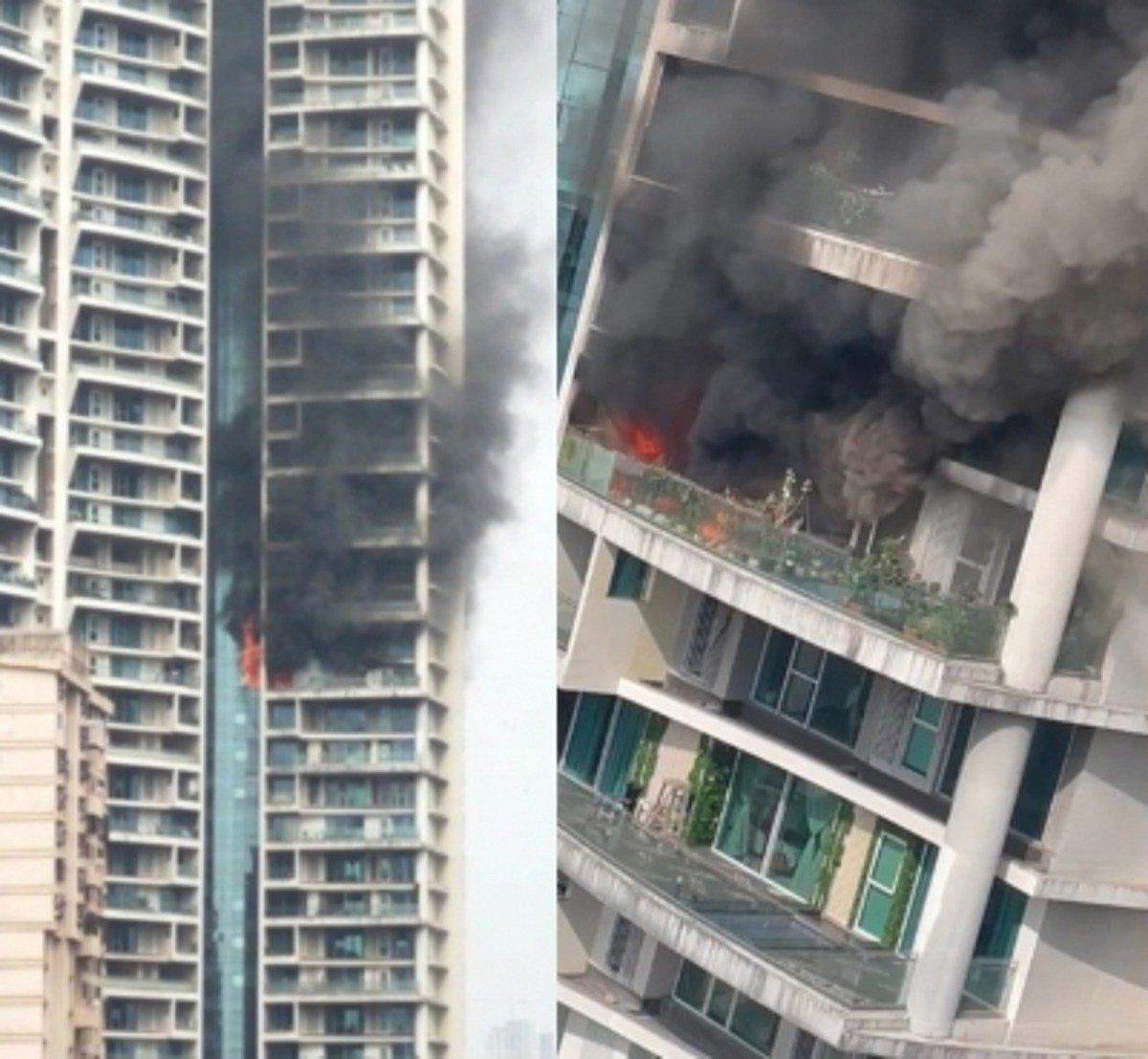 Mumbai: Fire engulfs Parel skyscraper, many feared to be trapped