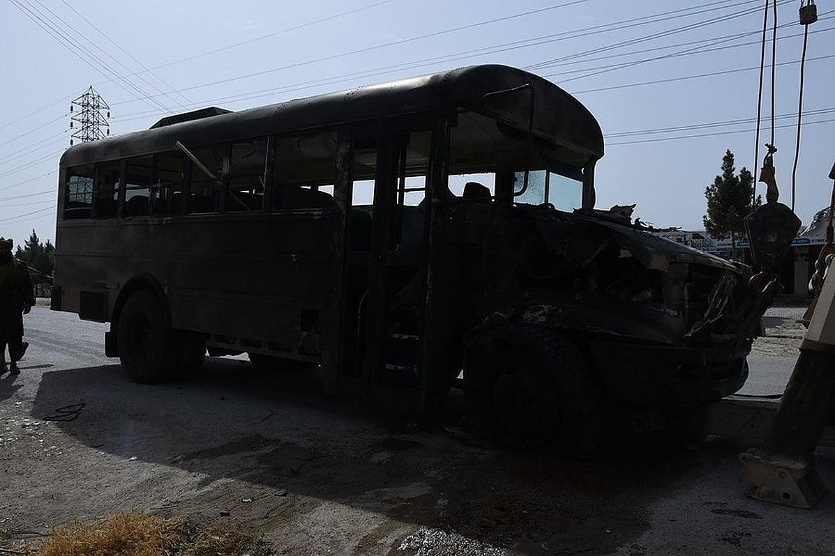 7 killed as roadside bomb strikes bus in Afghanistan