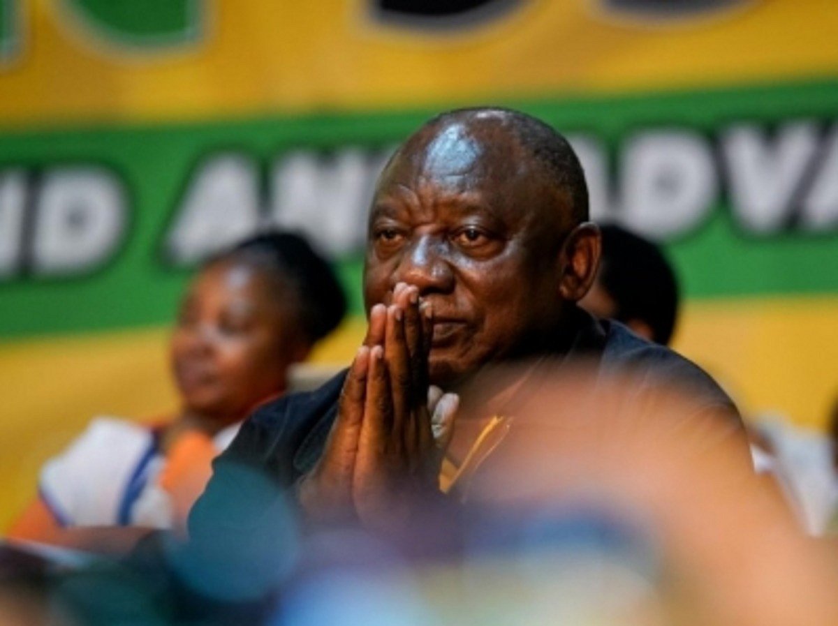 Ramaphosa re-elected as President of S.Africa's ruling ANC party
