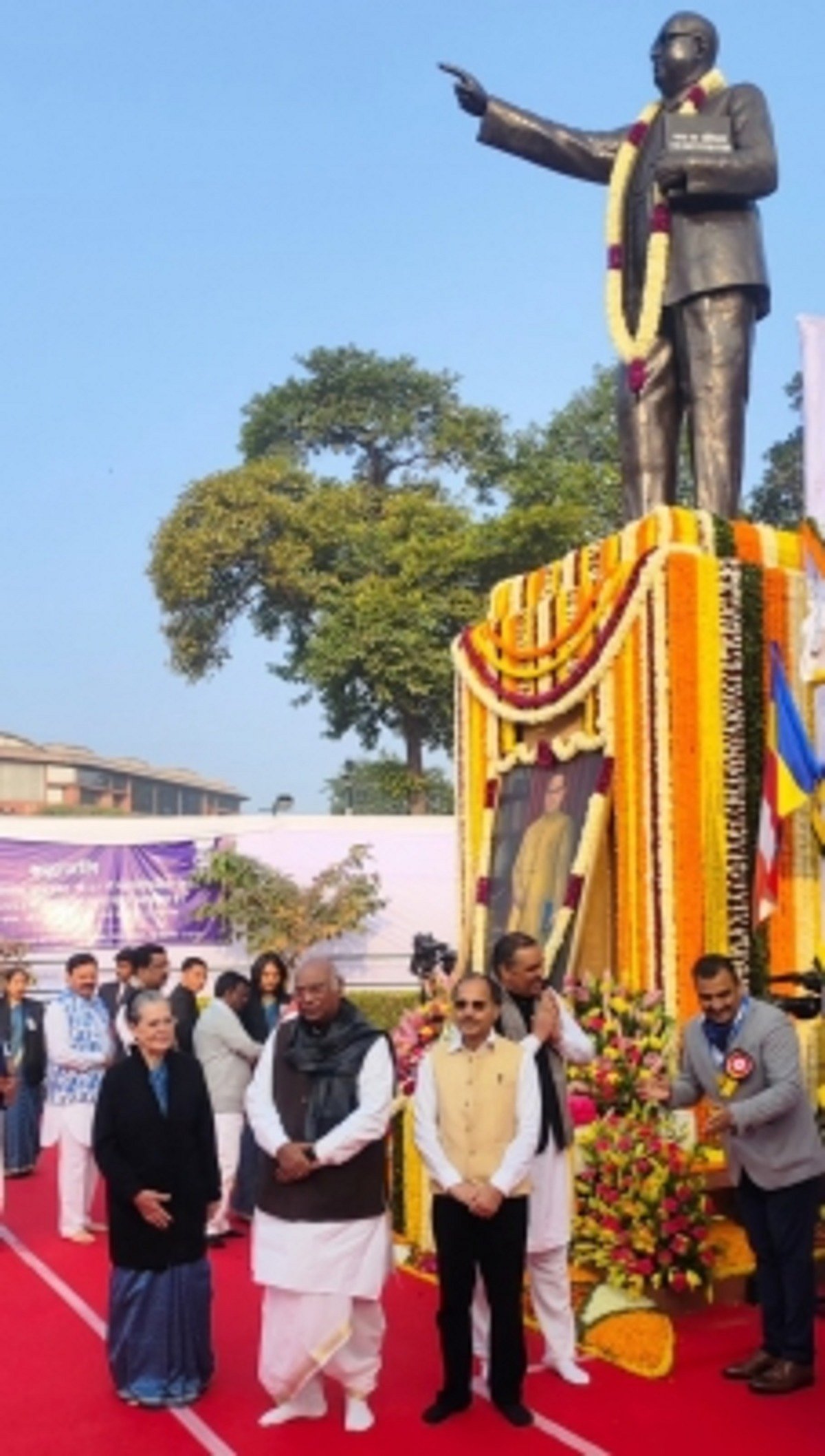 Time to reaffirm ideals of liberty, equality, fraternity: Cong pays tributes to Ambedkar
