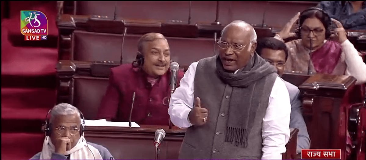 Rajya Sabha: Kharge seeks discussion on Tawang, Opposition boycotts proceedings over no discussion on China