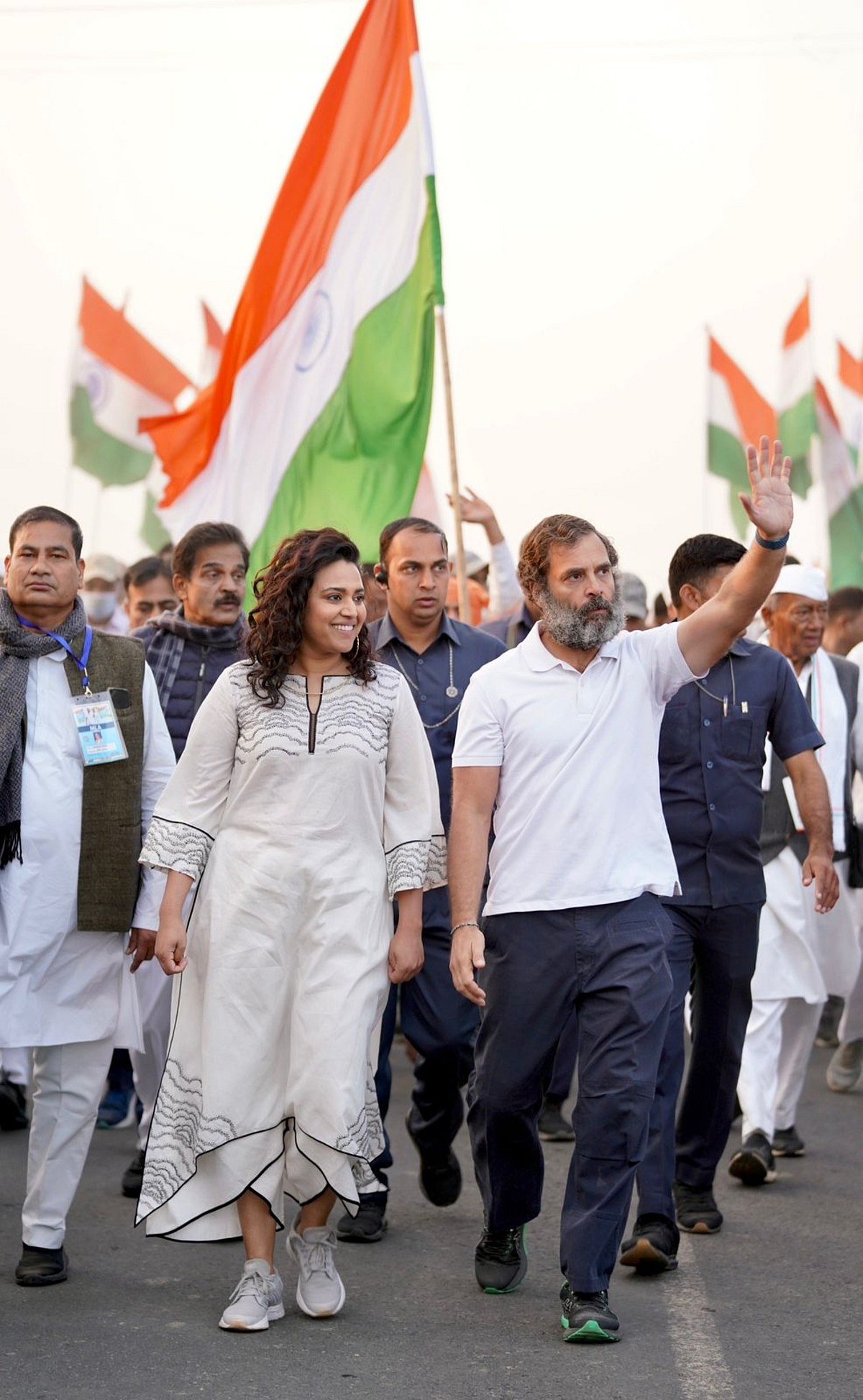 Swara Bhasker latest cinema personality to participate in Bharat Jodo Yatra