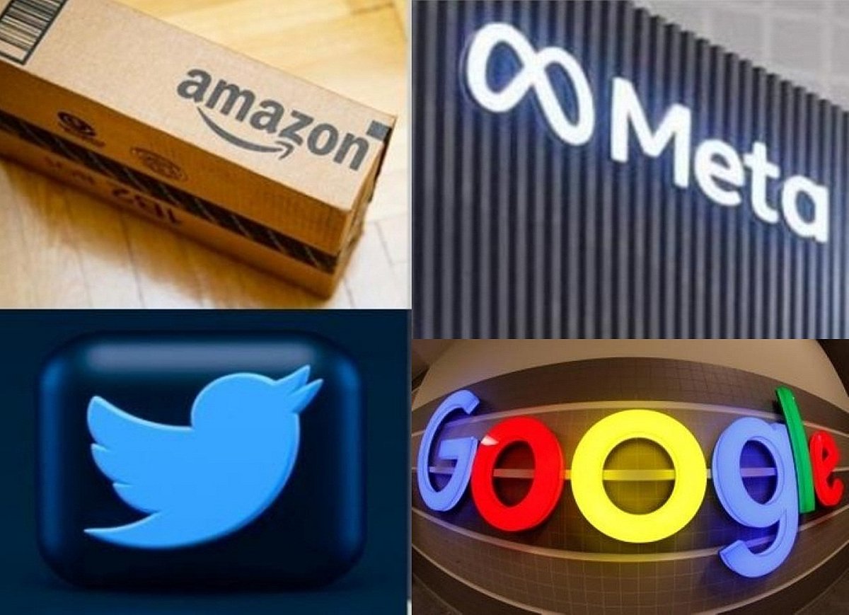Meta, Amazon, Twitter, Google.