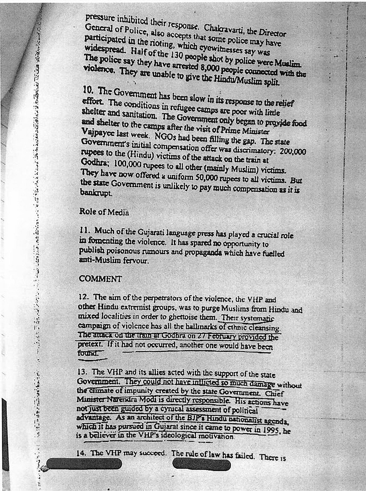 BBC Row: UK govt report states VHP planned Gujarat violence in advance, Godhra a ‘pretext’