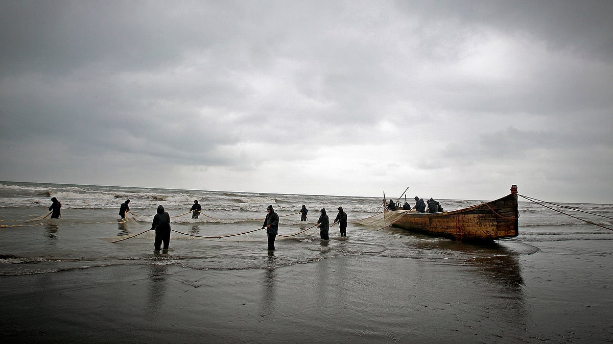 Indian fishermen at the sea (Representational image)