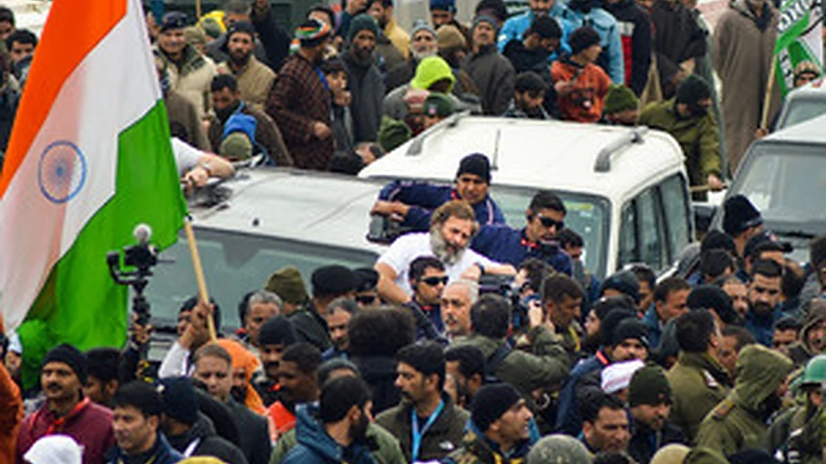 Bharat Jodo Yatra resumes from J-K's Awantipora