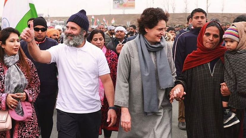 Rahul Gandhi resumes final lap of Bharat Jodo Yatra in Srinagar