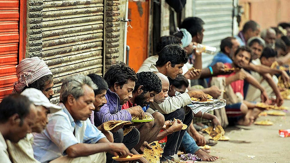 Around 80 crore people in India are dependent on govt's free ration scheme for sustenance, as per govt data. An indication of the widening economic disparity