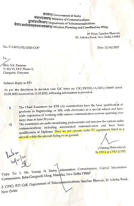 Ministry’s examiners harass aspiring pilots, DGCA must act to preempt mishaps: Pilots’ body