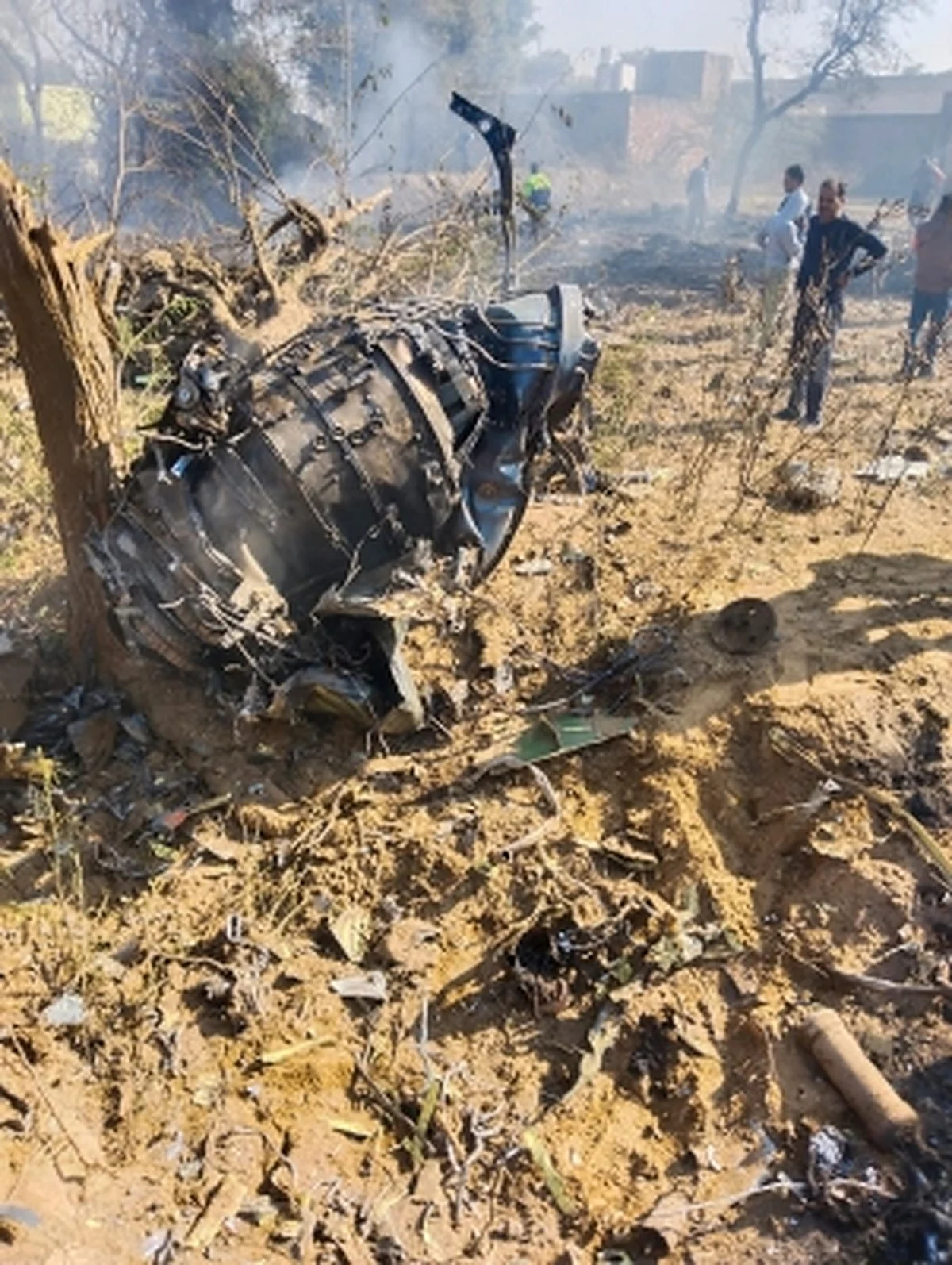 Chartered plane crashes in Rajasthan's Bharatpur