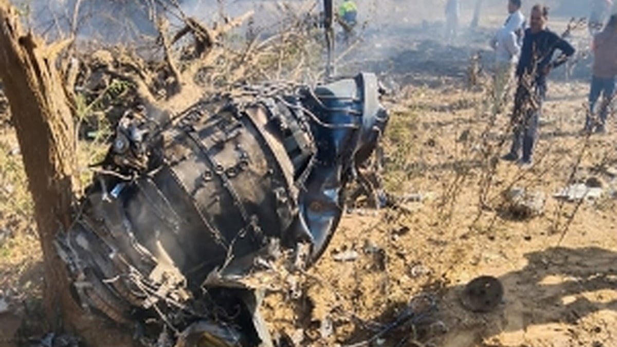 Chartered plane crashes in Rajasthan's Bharatpur