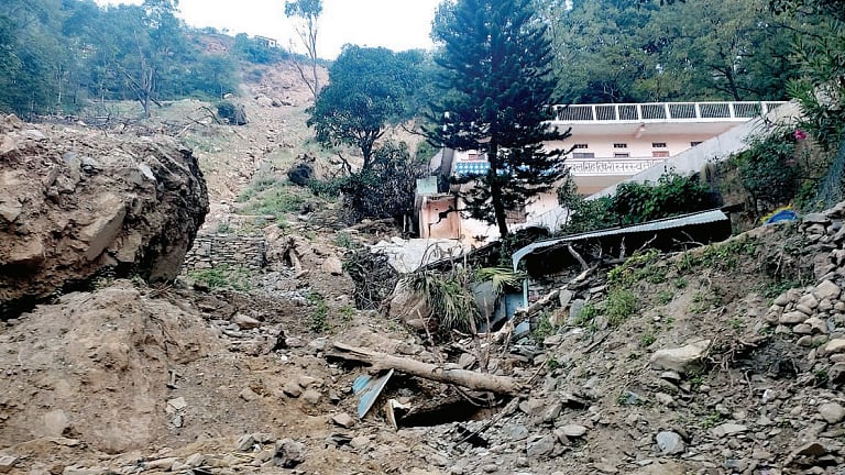 Residents have been taking turns to sleep with several houses developing deep cracks in Joshimath
