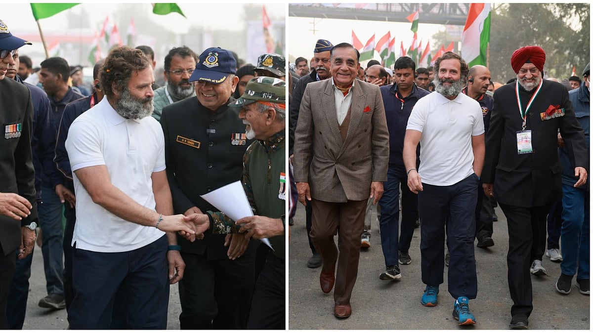 Ex-Army chief Gen Deepak Kapoor, other retired top officers join Bharat Jodo Yatra