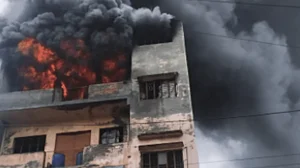 Blaze at plastic granules factory in Delhi's Bawana, 15 fire tenders rushed
