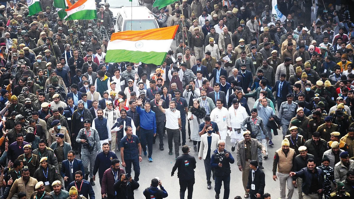 BJY resumes after a break in respect of Santokh Singh; Moosewala's father joins march in Jalandhar